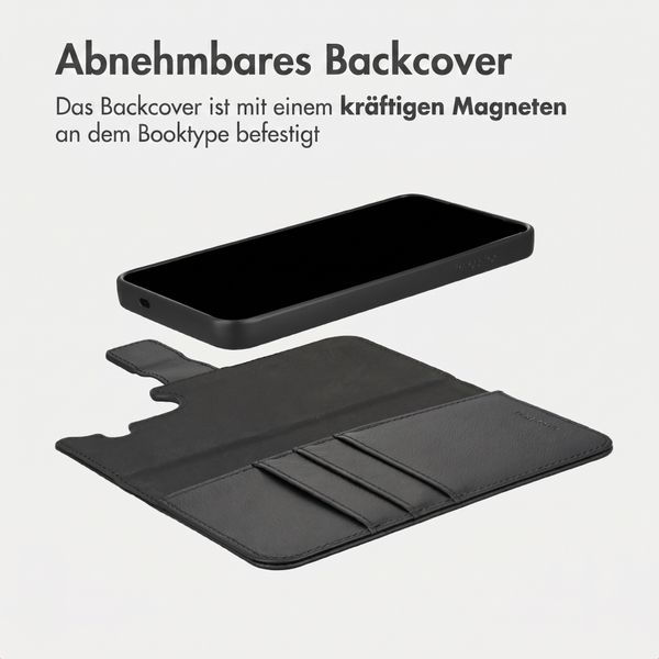 imoshion Herausnehmbare 2-in-1 Luxus-Bookcase Samsung Galaxy S25 FE - Schwarz