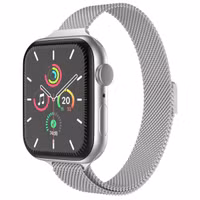 imoshion Mailandisches schlankes Armband für das  Apple Watch Series 1 t/m 9 / SE (38/40/41 mm) | Series 10 / 11 (42 mm) - Silber