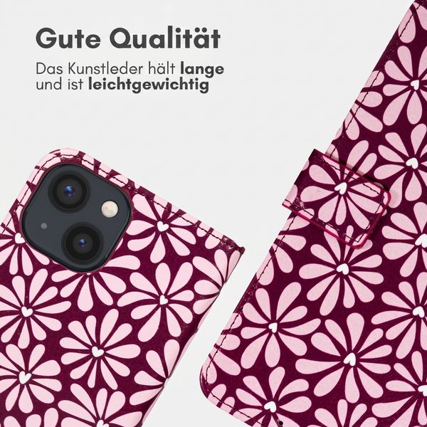 imoshion Design Klapphülle Apple iPhone 14 - Bloom Love Blush