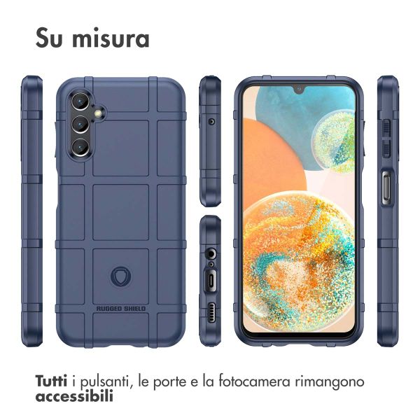 imoshion Rugged Shield Backcover Samsung Galaxy A14 (5G/4G) - Dunkelblau