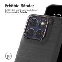 imoshion Brushed Back Cover Motorola Edge 70 Fusion - Schwarz