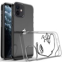 imoshion Design Hülle iPhone 12 Mini - Abstraktes Gesicht