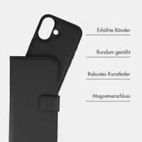 imoshion Herausnehmbare 2-in-1 Luxus-Bookcase Apple iPhone 17 - Schwarz