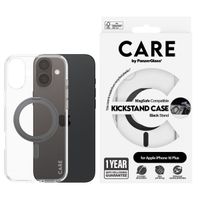 CARE by PanzerGlass Kickstand Case MagSafe Apple iPhone 16 Plus - Schwarz
