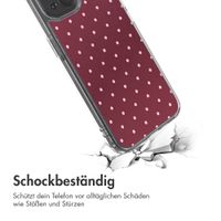 imoshion Design Hülle Apple iPhone 15 - Polka Dot Bordeaux