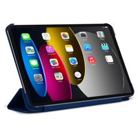 Decoded Textured Sillicon Slim Cover Apple iPad 9 (2021) 10.2 Zoll / iPad 8 (2020) 10.2 Zoll / iPad 7 (2019) 10.2 Zoll - Navy Peony
