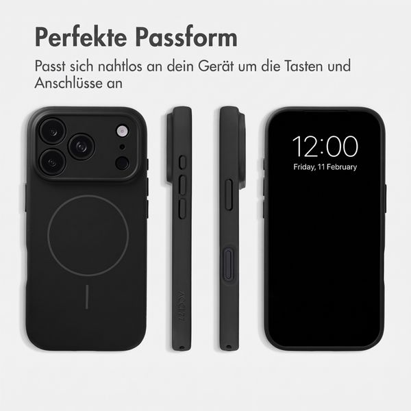 Accezz Grip Backcover mit MagSafe Apple iPhone 18 Pro Max / 17 Pro Max - Schwarz