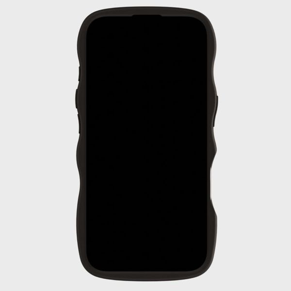 Holdit Wavy Case für das Apple iPhone 16 - Black / Transparent