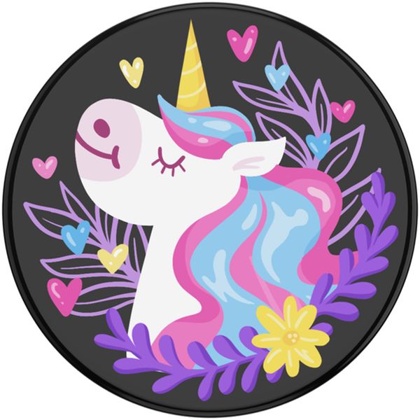 PopSockets PopGrip - Abnehmbar - Unicorn Day Dreams Black Gloss