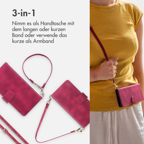 imoshion Klapphülle mit Kordel Apple iPhone 15 - Rot