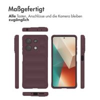 imoshion EasyGrip Back Cover für das Xiaomi Redmi Note 13 (5G) - Aubergine