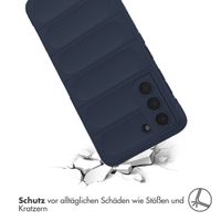 imoshion EasyGrip Backcover Samsung Galaxy S21 FE - Dunkelblau