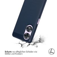 imoshion Brushed Back Cover für das Oppo A58 (4G) - Dunkelblau