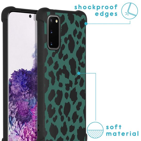 imoshion Design Hülle mit Band für das Samsung Galaxy S20 - Panther Illustration