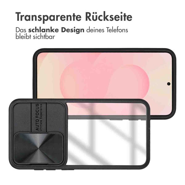 imoshion Back Cover mit Kameraschieber Samsung Galaxy S25 - Schwarz