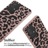 imoshion SilikonHülle design mit Band Samsung Galaxy A53 - Animal Pink
