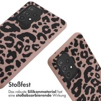 imoshion Silikonhülle design mit Band für das Samsung Galaxy A53 - Animal Pink