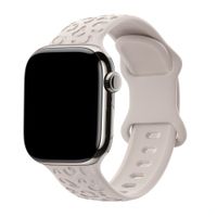 imoshion Silikonarmband Leopardenmuster für Apple Watch Series 1 - 9 / SE (38/40/41 mm) | Series 10 / 11 (42 mm) - Polarstern