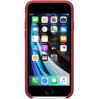 Apple Leder-Case für das Apple iPhone SE (2022 / 2020) - Red