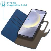 imoshion Entfernbare 2-1 Luxus Klapphülle Samsung Galaxy S25 Plus - Blau