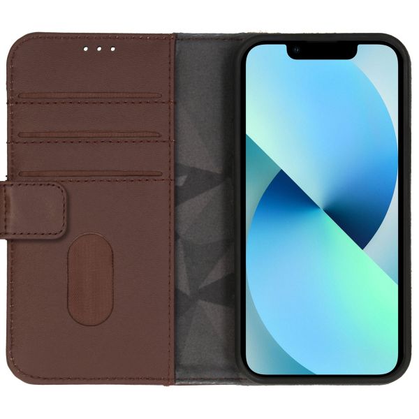 Decoded 2 in 1 Leather Klapphülle für das Apple iPhone 13 Mini - Schwarz