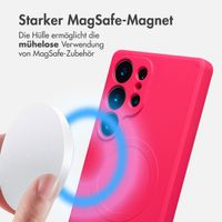 imoshion Color Back Cover mit MagSafe Samsung Galaxy S25 Ultra - Neon Pink