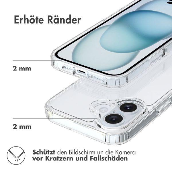 Accezz Xtreme Impact Case für das iPhone 16 - Transparent