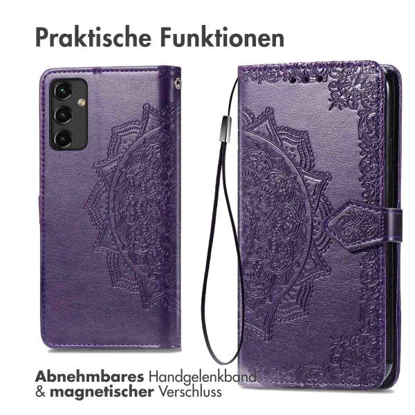 imoshion Mandala Klapphülle Samsung Galaxy A14 (5G/4G) - Violett