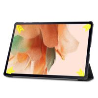 imoshion Design Trifold Klapphülle Galaxy Tab S8 Plus / S7 Plus / S7 FE 5G - Don't touch