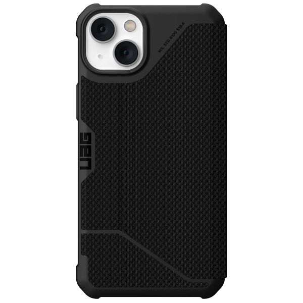 UAG Metropolis Klapphülle für das iPhone 14 Plus - Kevlar Black