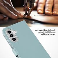 Selencia Echtleder Klapphülle Samsung Galaxy A26 - Air Blue