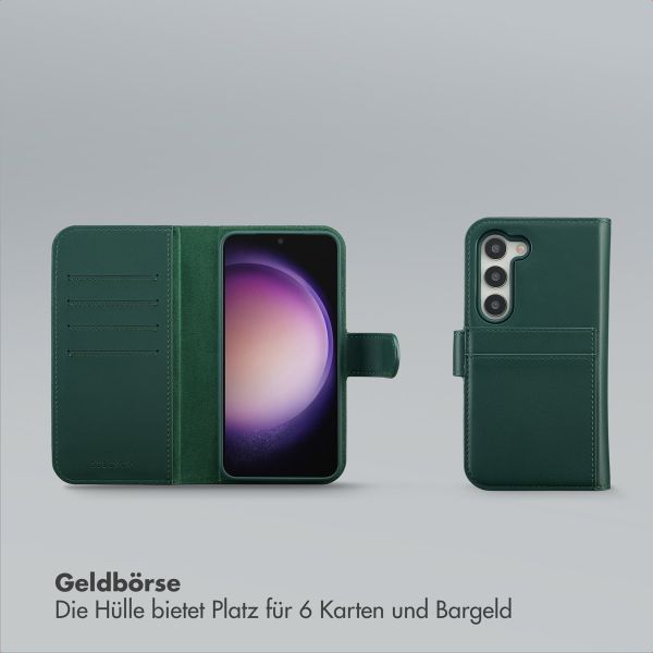 Selencia Olyn Abnehmbare Bookcase mit MagSafe Samsung Galaxy S23 - Grün