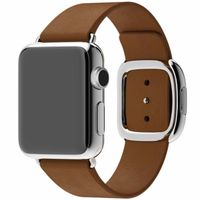 Apple Leather Band Modern Buckle für  Apple Watch | 38/40/41/42 mm - Größe S - Braun