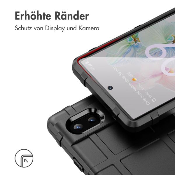 imoshion Rugged Shield Backcover für das Google Pixel 6a - Schwarz