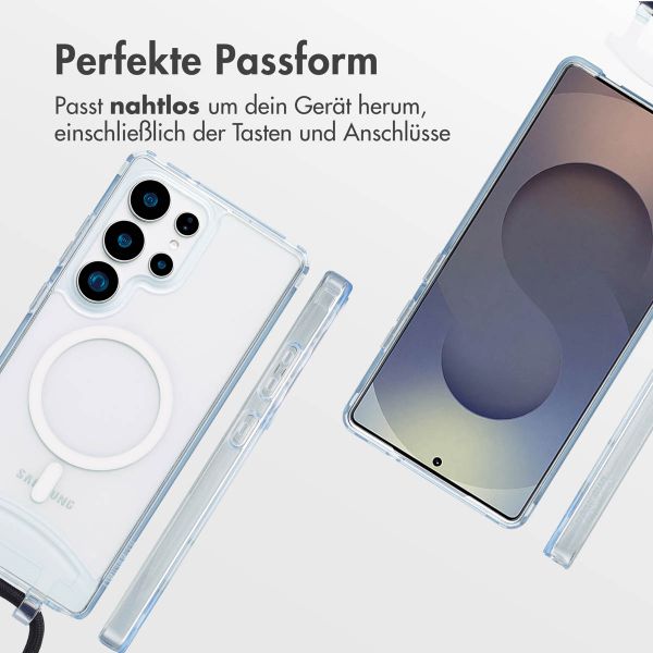 imoshion MagSafe Hülle mit abnehmbarem Band Samsung Galaxy S24 Ultra / S25 Ultra - Transparent
