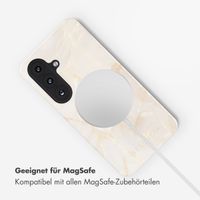 Selencia Vivid Rückabdeckung mit MagSafe Samsung Galaxy S26 Plus - Golden Beige Marble