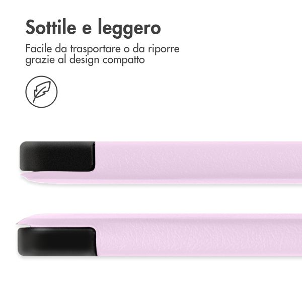 imoshion Trifold Klapphülle Apple iPad 11 (2025) 11 Zoll A16 / iPad 10 (2022) 10.9 Zoll - Rosa