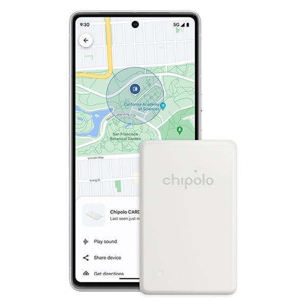Chipolo CARD Point – Bluetooth-Tracker für Android – 1 Pack – Weiß