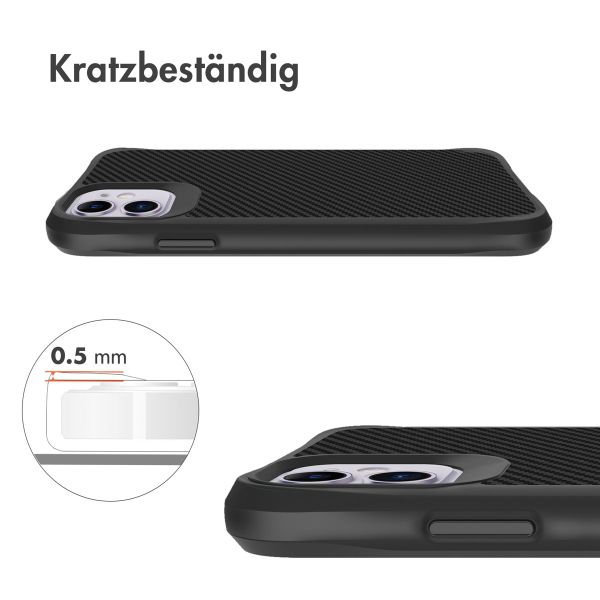 imoshion Rugged Hybrid Carbon Case für das Apple iPhone 11 - Black