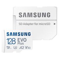 Samsung EVO Plus microSD 2024 - 128GB - Inklusive SD-Adapter - UHS-I/U3/Full HD/4K UHD