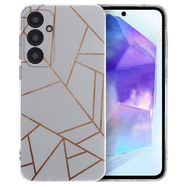 imoshion Design Hülle Samsung Galaxy A55 - White Graphic