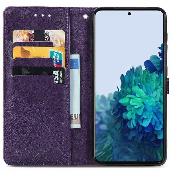 imoshion Mandala Klapphülle für das Samsung Galaxy S22 - Violett