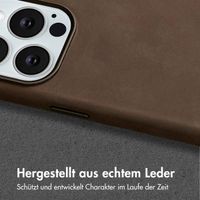 Accezz Vintage Leather Magsafe Backcover Apple iPhone 13 Pro - Rustic Brown