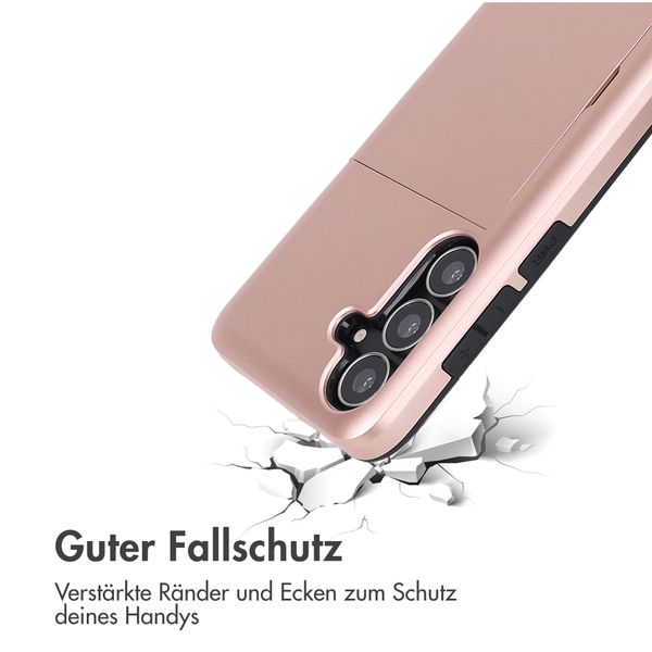 imoshion Backcover mit Kartenfach Samsung Galaxy S25 FE - Rosé gold