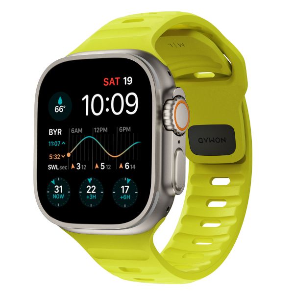 Nomad Sport Band FKM für die Apple Watch Series 1-10 / SE / Ultra (2) - 42/44/45/46/49 mm - High Volta