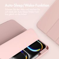 Accezz Smarte Klapphülle aus Silikon Apple iPad Pro 11 (2024) M4 - Rosa