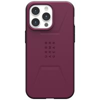 UAG Civilian Backcover MagSafe für das iPhone 15 Plus - Bordeaux