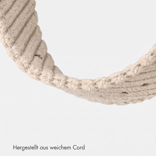 imoshion Corduroy-Band für Apple Watch | 38/40/41/42 mm - Beige