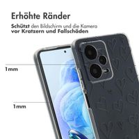 imoshion Design Hülle für das Xiaomi Redmi Note 12 Pro - Hearts