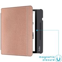 imoshion Slim Hard Case Klapphülle Kobo Libra H2O - Roségold